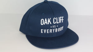 "Oak Cliff vs Everybody" 3D Puff Snapback Hat