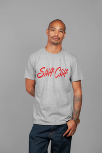 Stiff Cliff ( Grey w/ Red Letters)