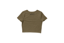 Load image into Gallery viewer, So Dallas (Heather Olive) - Women’s Crop Tee