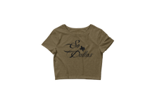 Load image into Gallery viewer, So Dallas (Heather Olive) - Women’s Crop Tee
